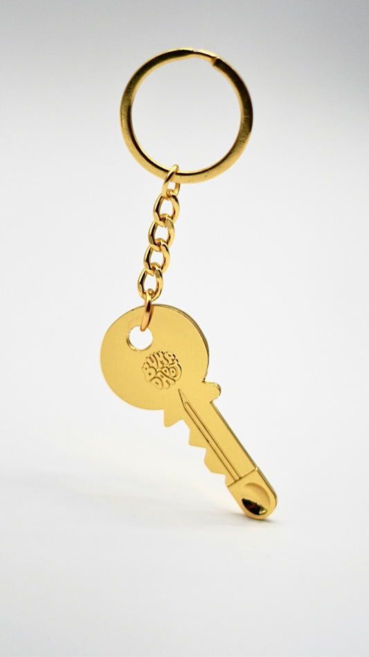 Bump Daddy's Gold Keychain